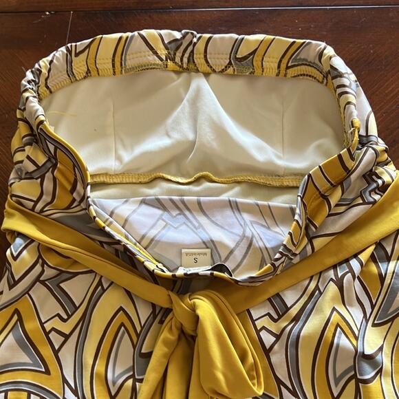 Twenty One by Forever 21 Retro Print Strapless Mini Dress Juniors Size Small Y2K - Picture 9 of 9